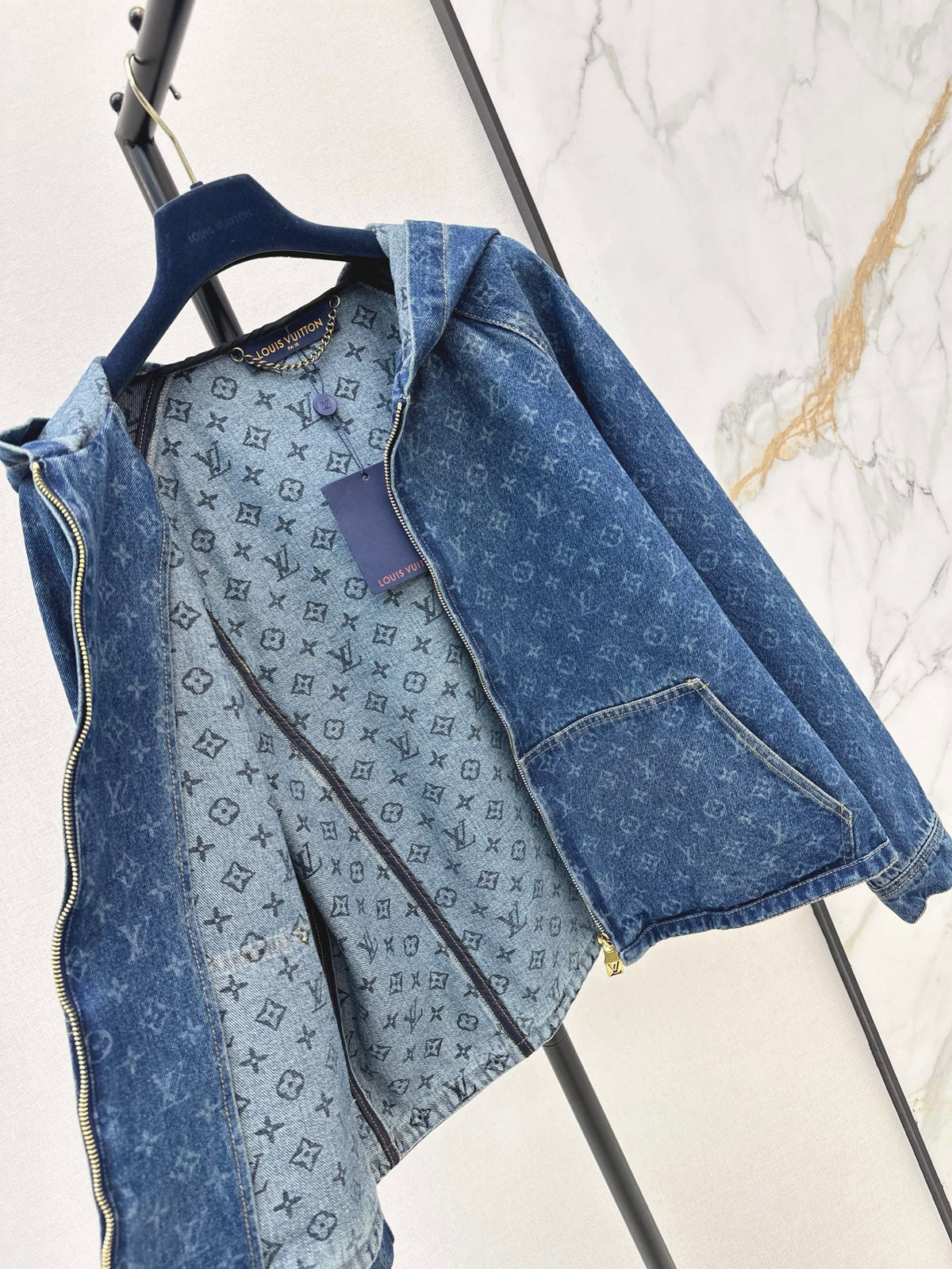 26FW New Denim Hooded Jacket 🩵