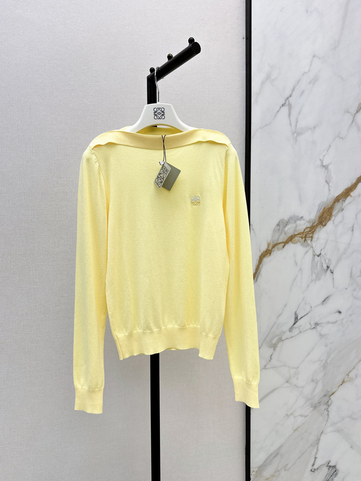 26FW New Boat-Neck Knit Top 💛🖤