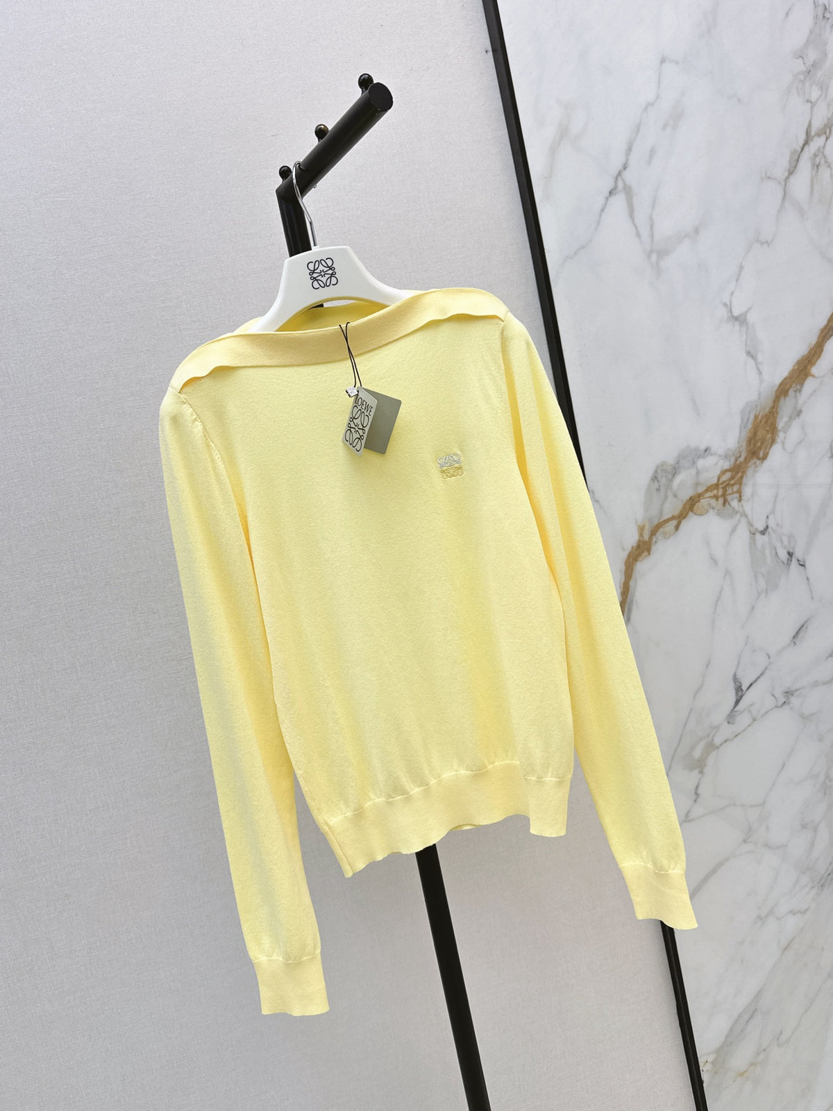 26FW New Boat-Neck Knit Top 💛🖤