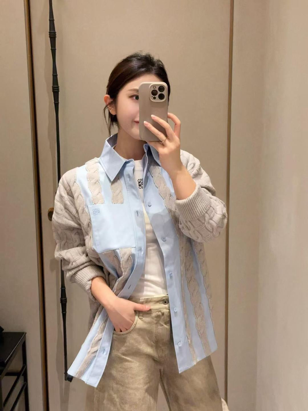 🔥Highest Quality🔥26FW New Loose-Fit Shirt-Style Cardigan 🩵