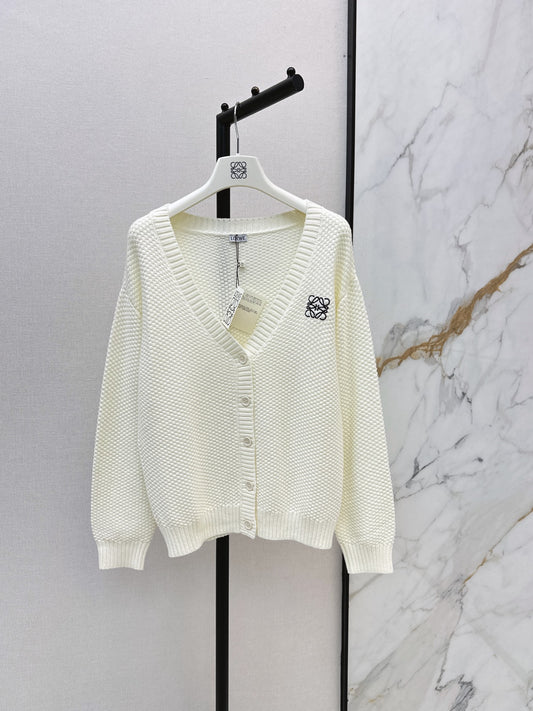 26FW New Loose-Fit V-Neck Knit Cardigan 🤍🩶