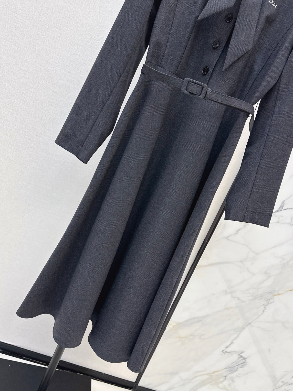 26FW New Long Dress with Ribbon Detail 🖤