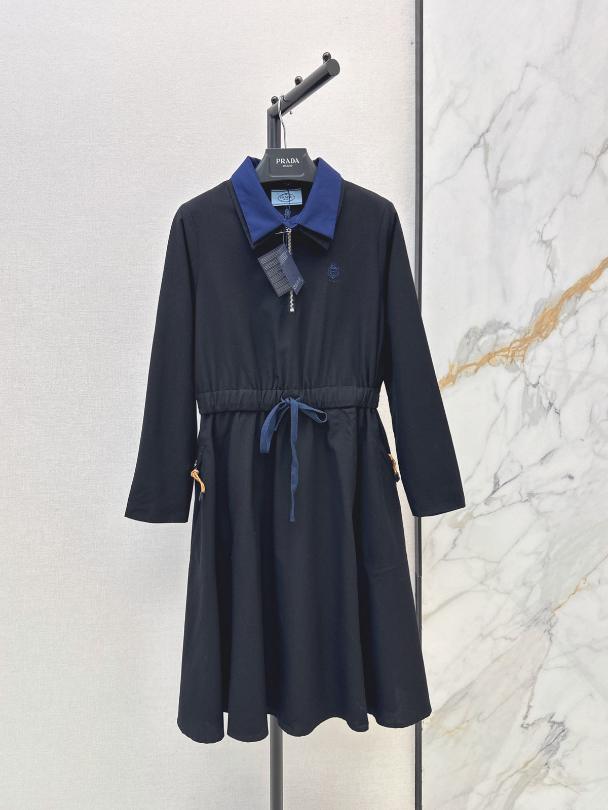 26FW New Collared Long Dress 🩶🖤