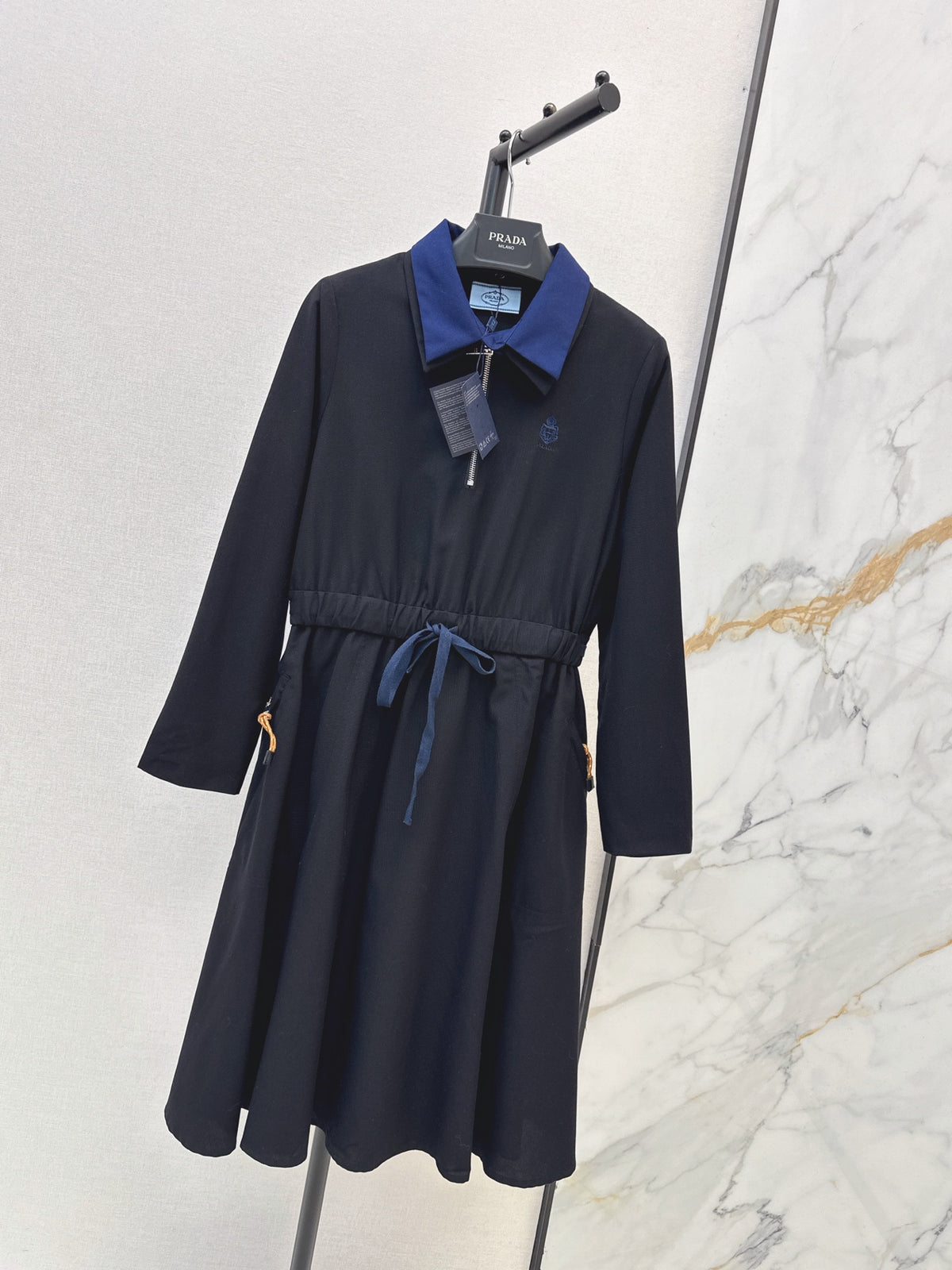26FW New Collared Long Dress 🩶🖤