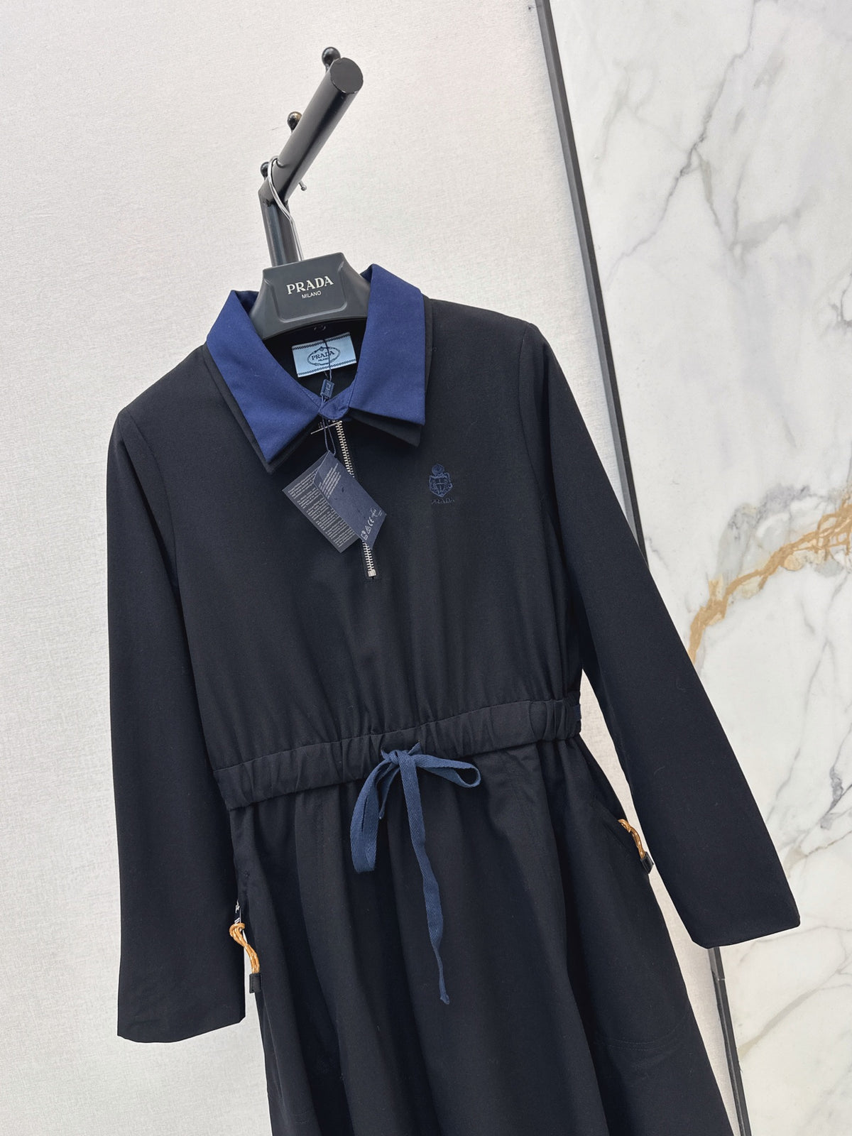 26FW New Collared Long Dress 🩶🖤