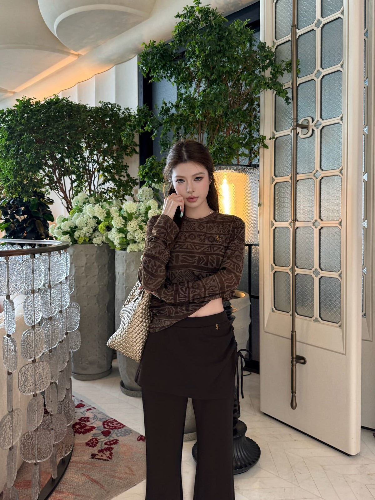 26FW New Faux-Layered Skort 🤎🖤