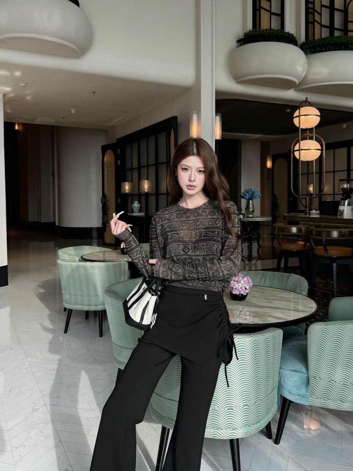 26FW New Faux-Layered Skort 🤎🖤