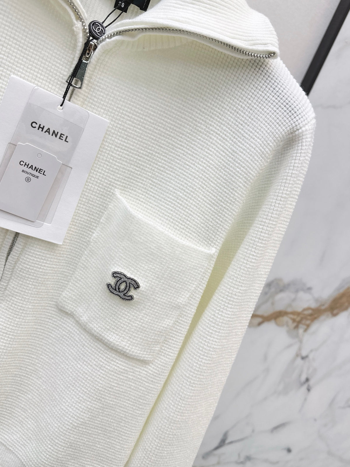 26FW New Collared Double-Zip Knit Cardigan 🤍🤎