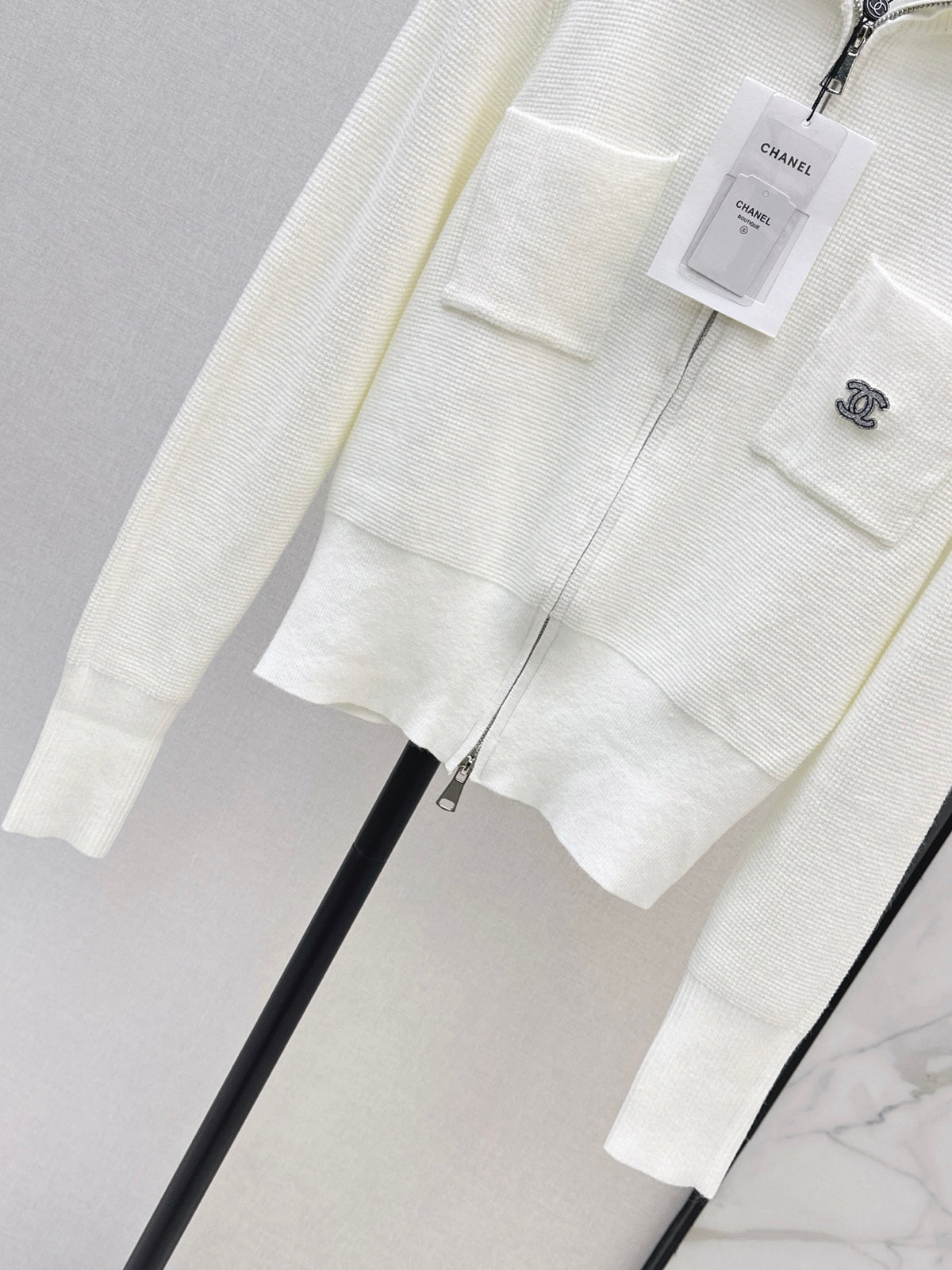 26FW New Collared Double-Zip Knit Cardigan 🤍🤎