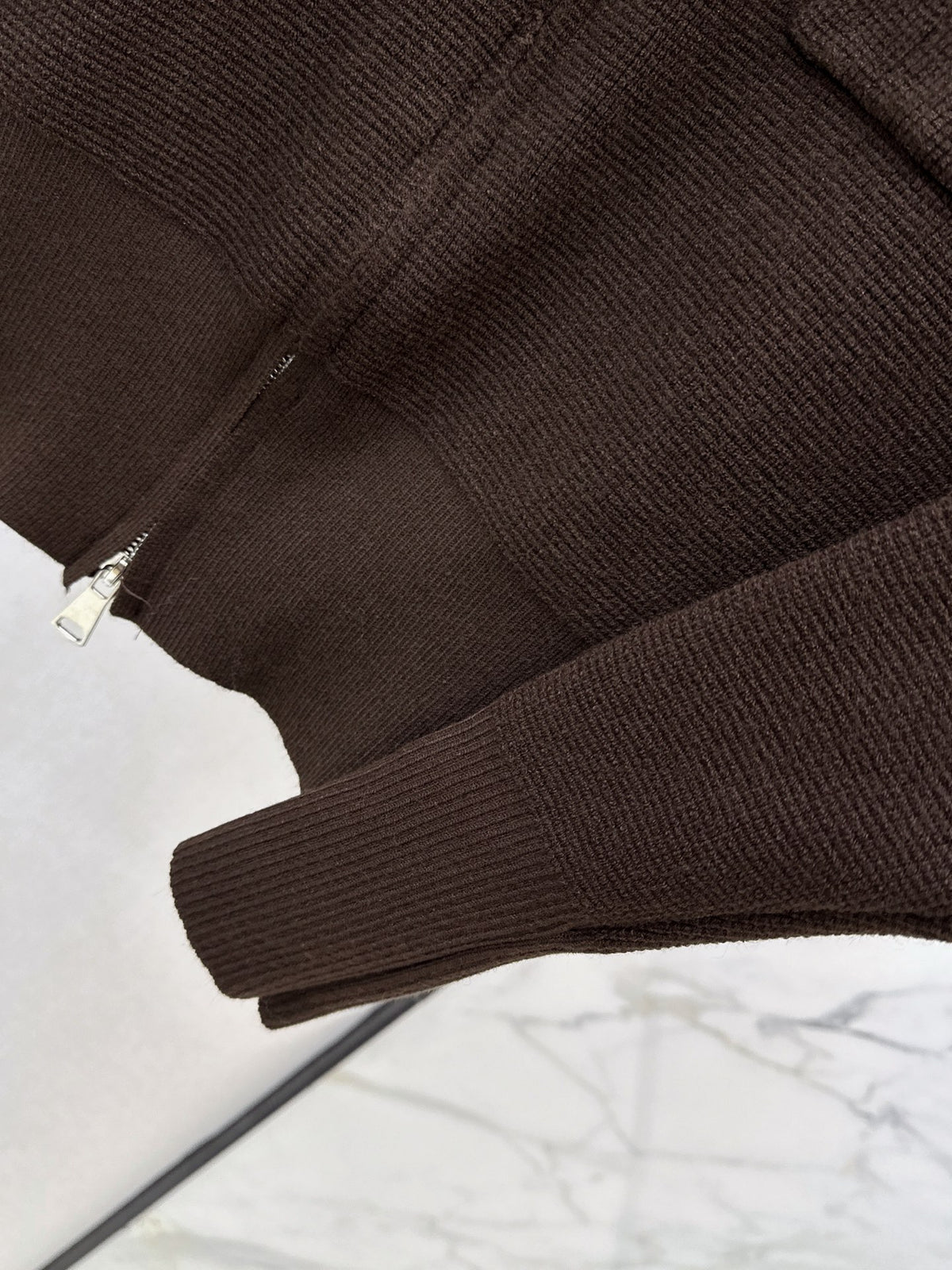 26FW New Collared Double-Zip Knit Cardigan 🤍🤎