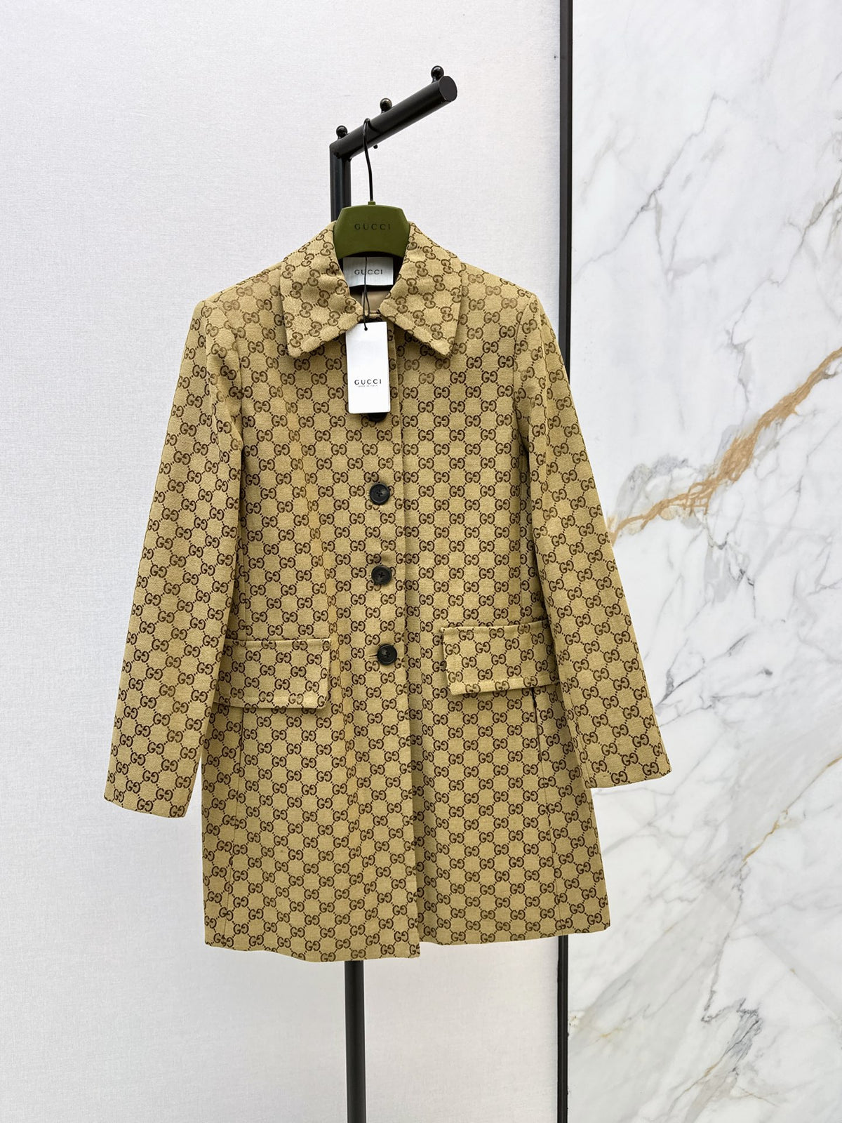 26FW New Mid-Length Jacquard Coat 🤎
