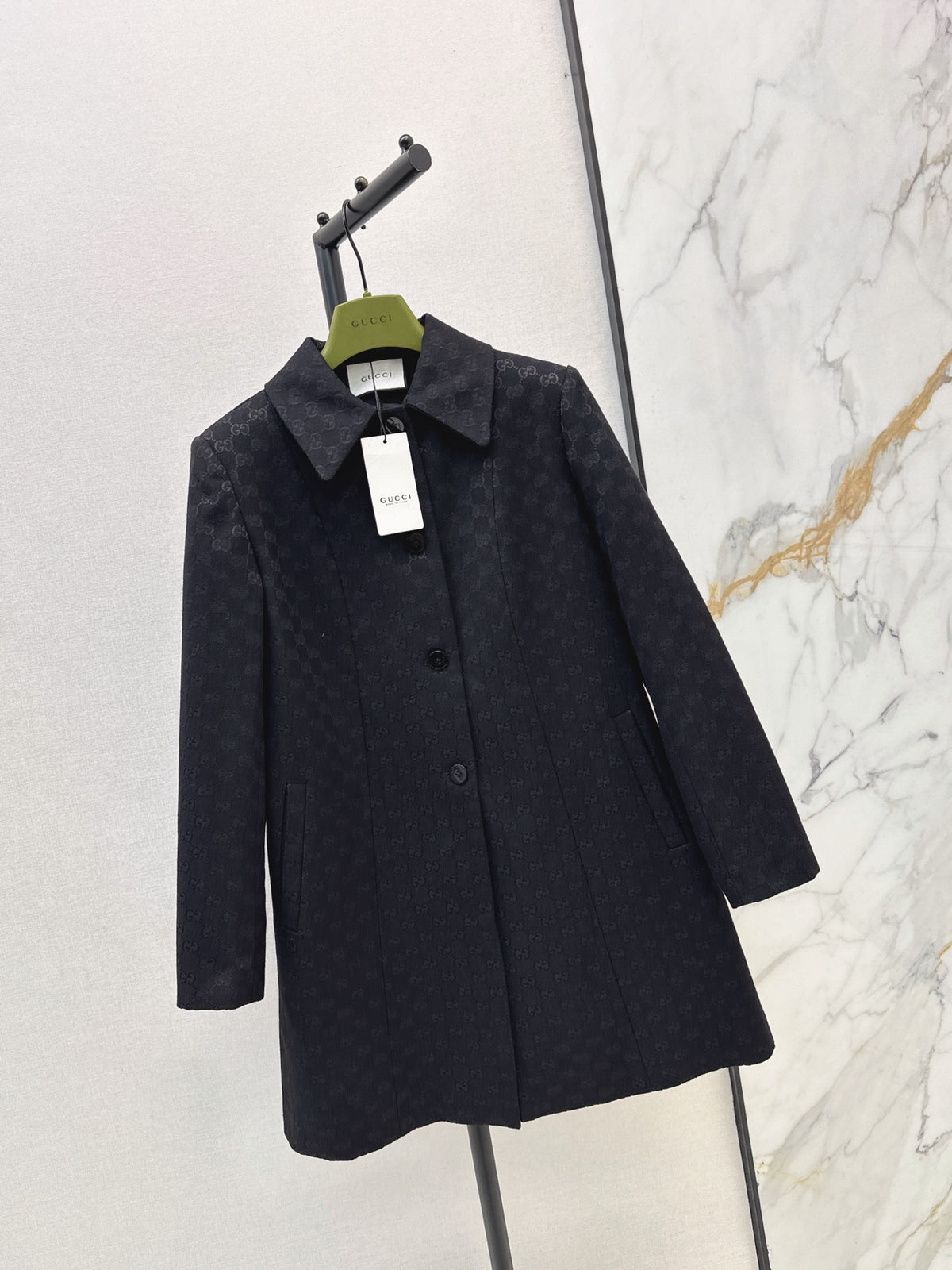26FW New Mid-Length Jacquard Coat 🖤