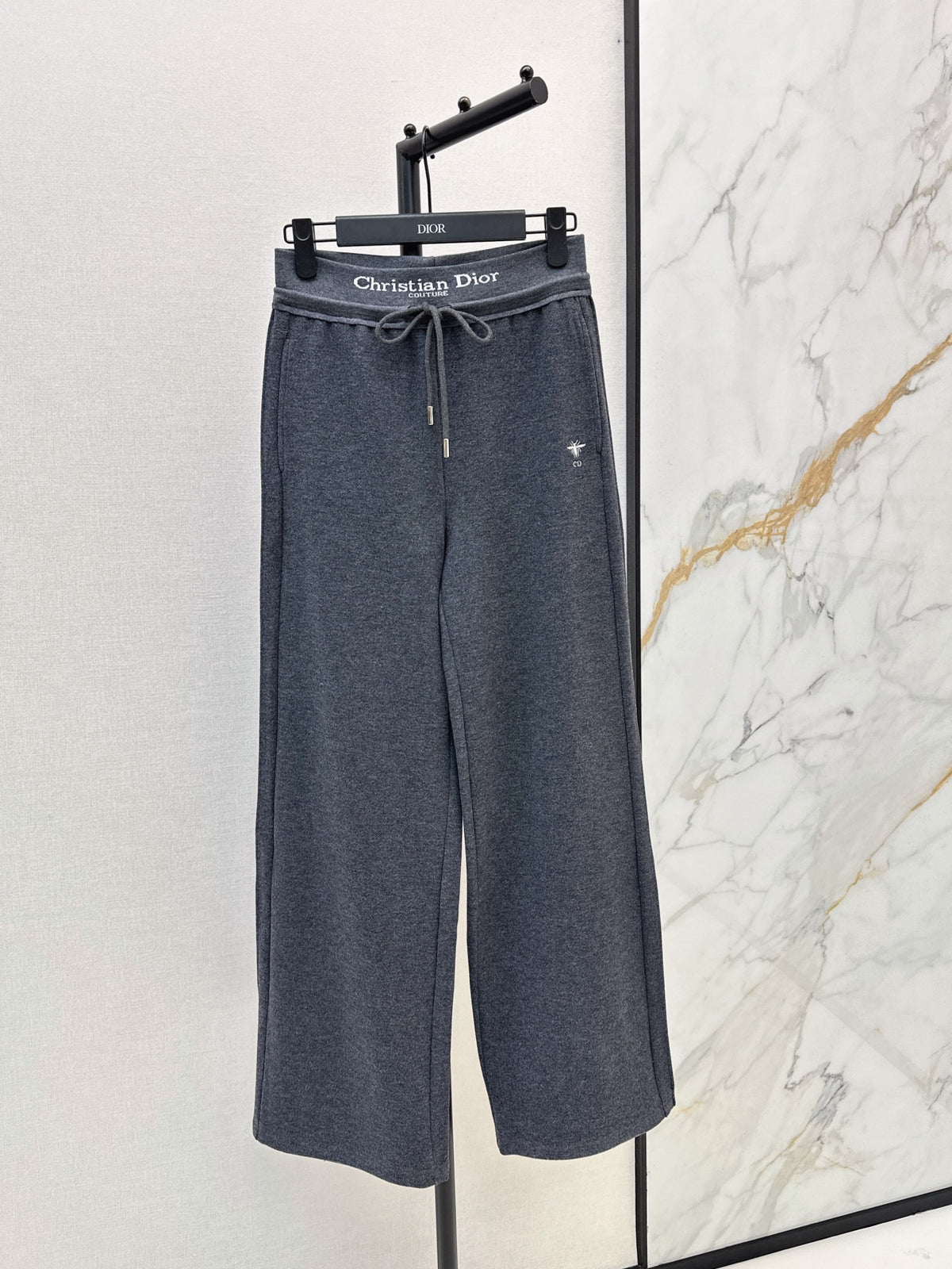 26FW New Ribbed Straight-Leg Trousers 🩶🖤