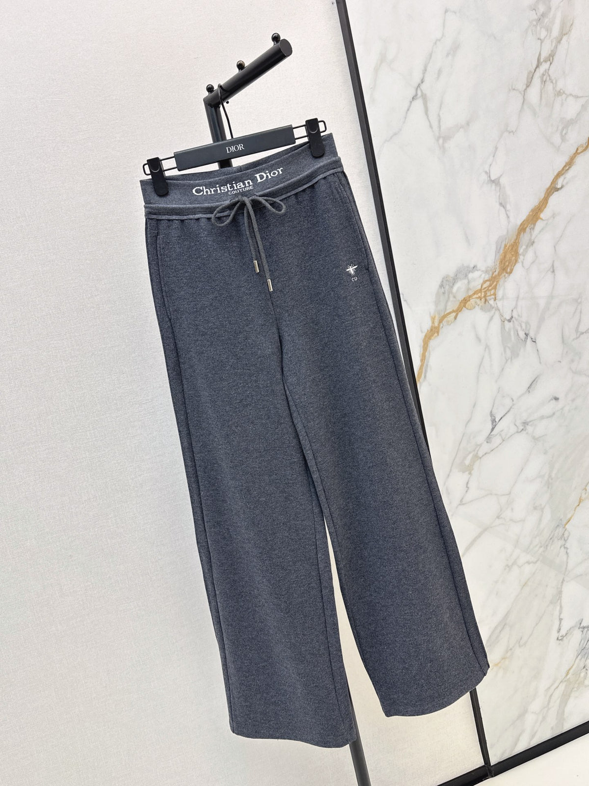 26FW New Ribbed Straight-Leg Trousers 🩶🖤