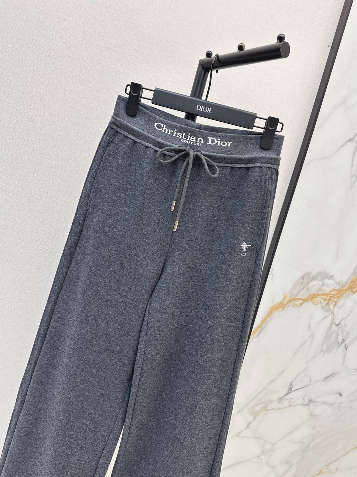 26FW New Ribbed Straight-Leg Trousers 🩶🖤