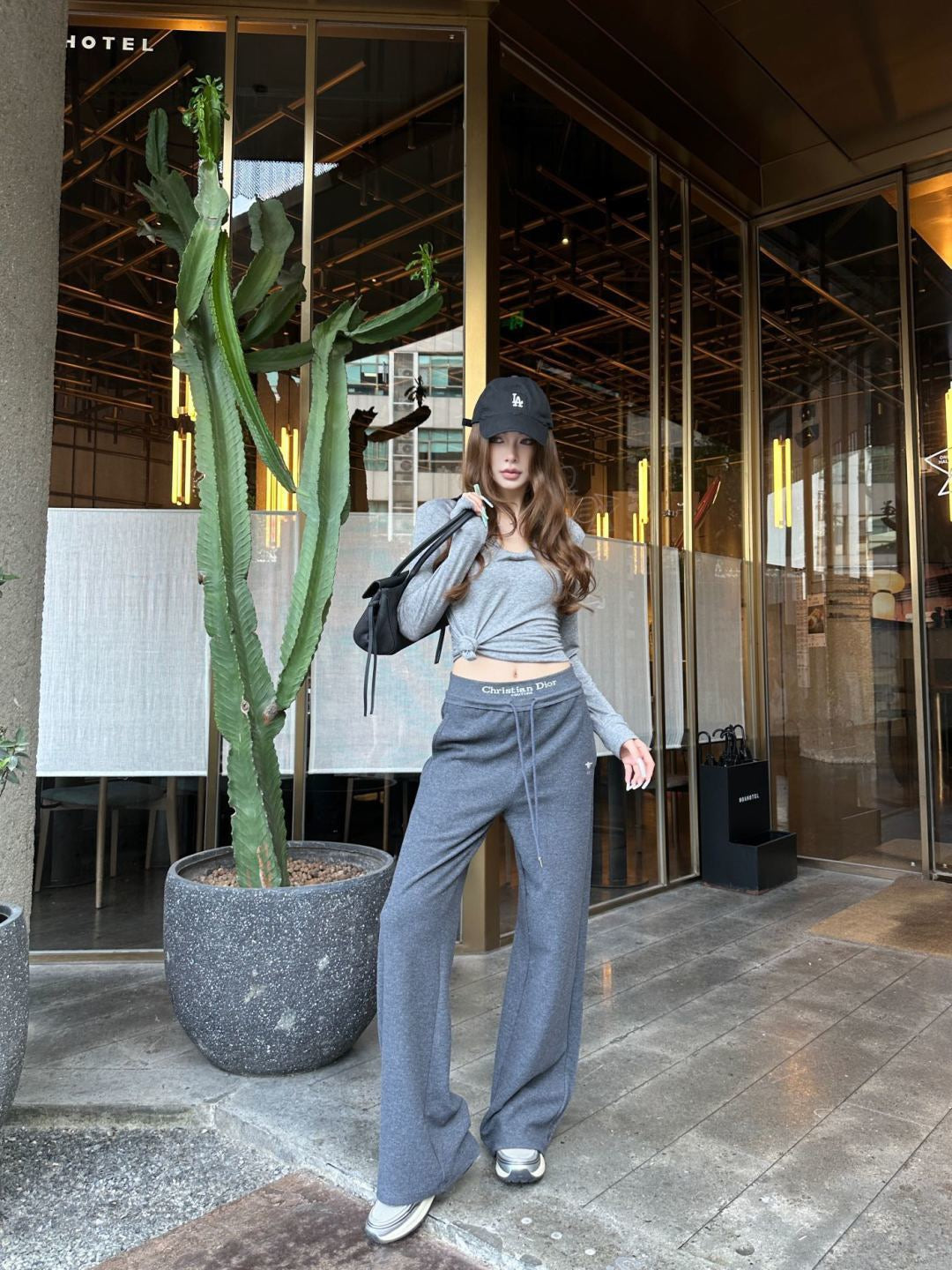 26FW New Ribbed Straight-Leg Trousers 🩶🖤