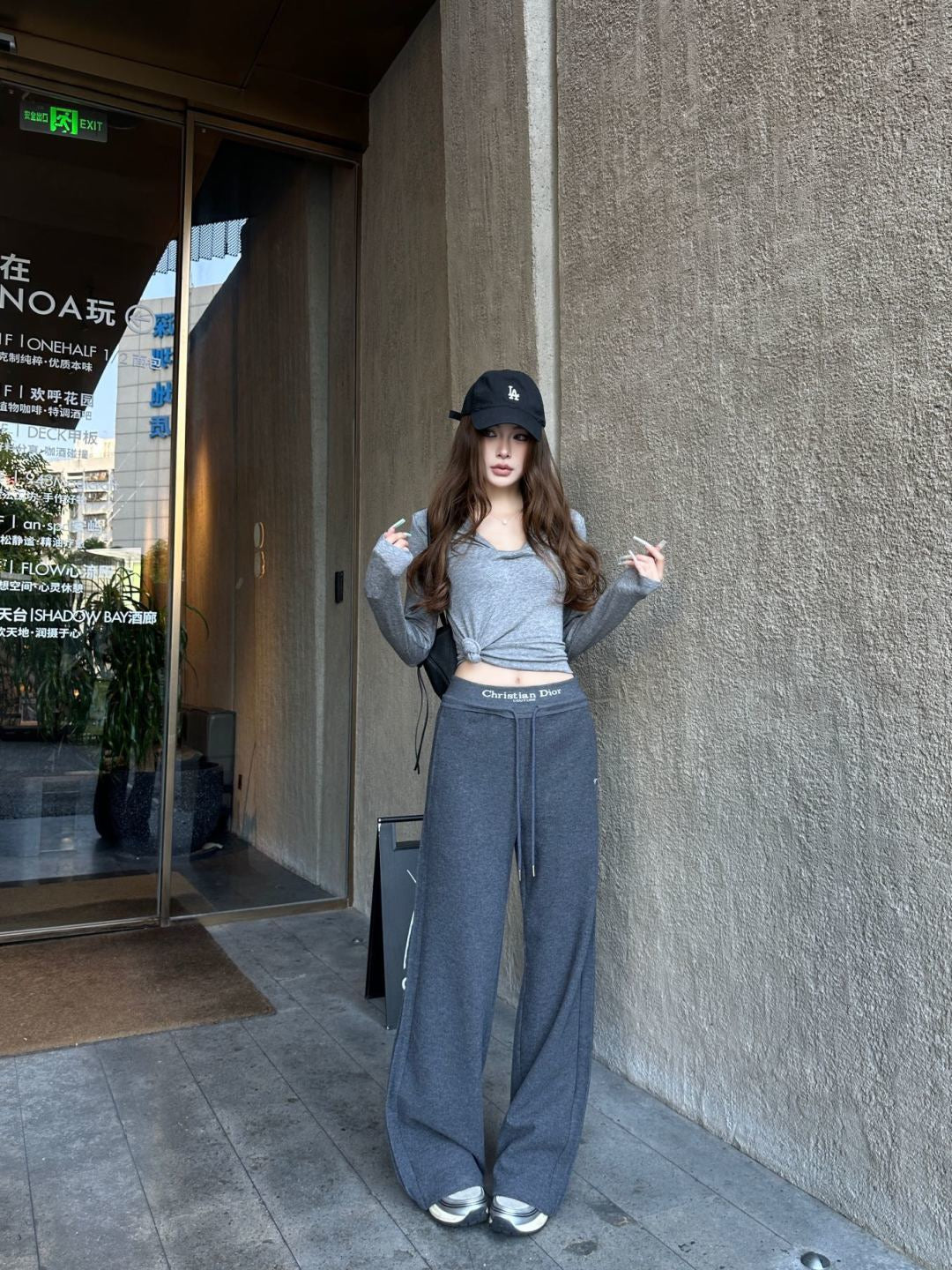 26FW New Ribbed Straight-Leg Trousers 🩶🖤