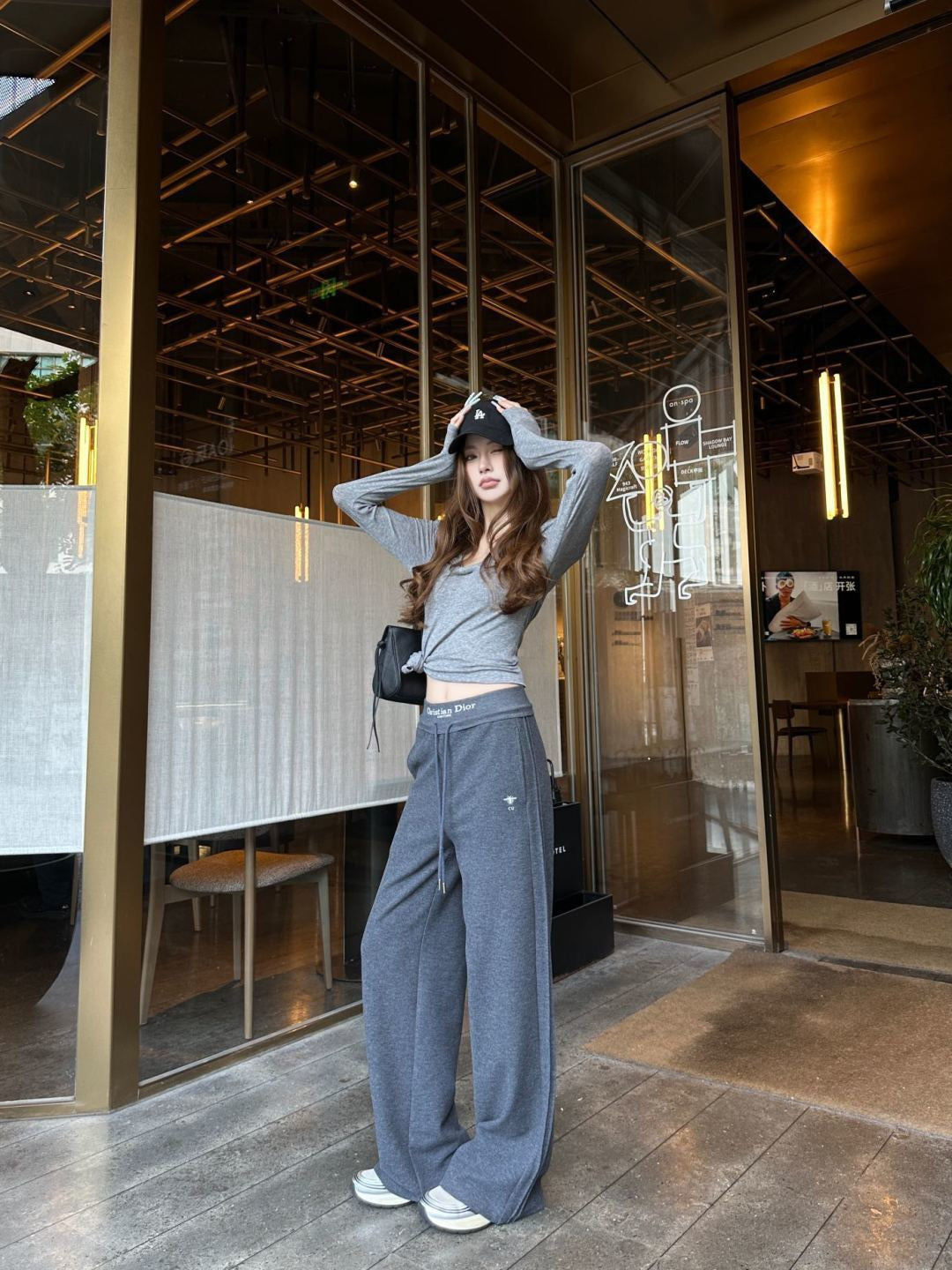 26FW New Ribbed Straight-Leg Trousers 🩶🖤