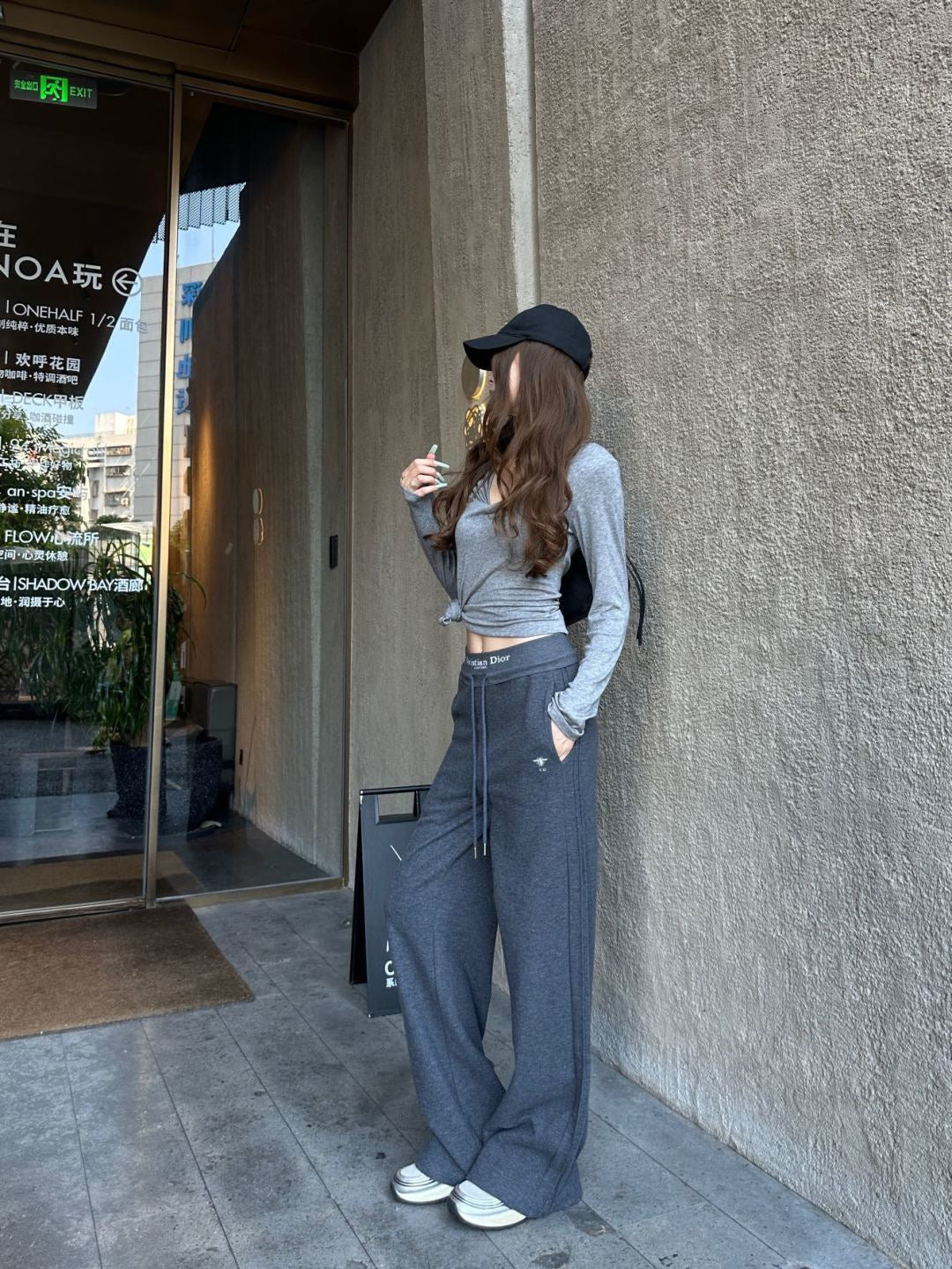 26FW New Ribbed Straight-Leg Trousers 🩶🖤