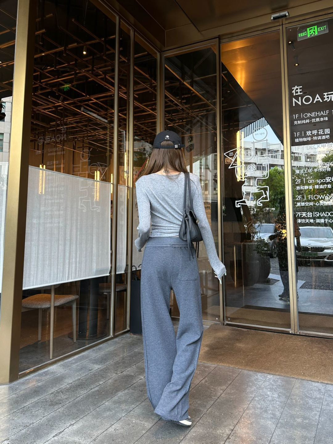 26FW New Ribbed Straight-Leg Trousers 🩶🖤
