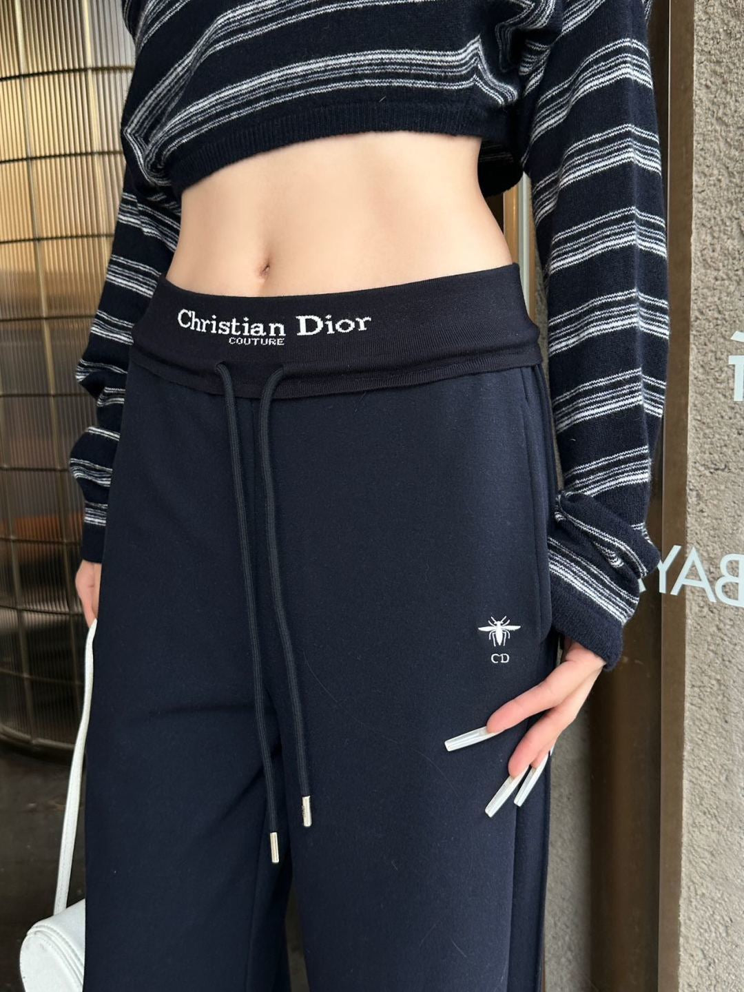 26FW New Ribbed Straight-Leg Trousers 🩶🖤