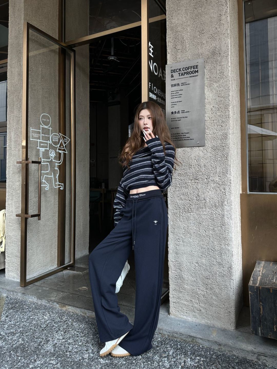 26FW New Ribbed Straight-Leg Trousers 🩶🖤