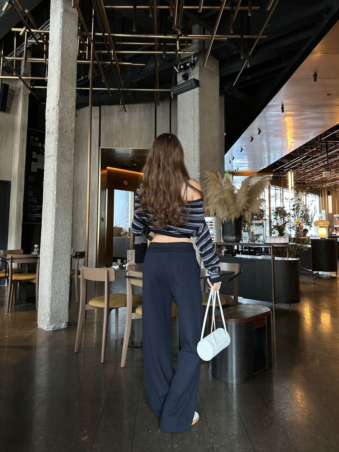 26FW New Ribbed Straight-Leg Trousers 🩶🖤