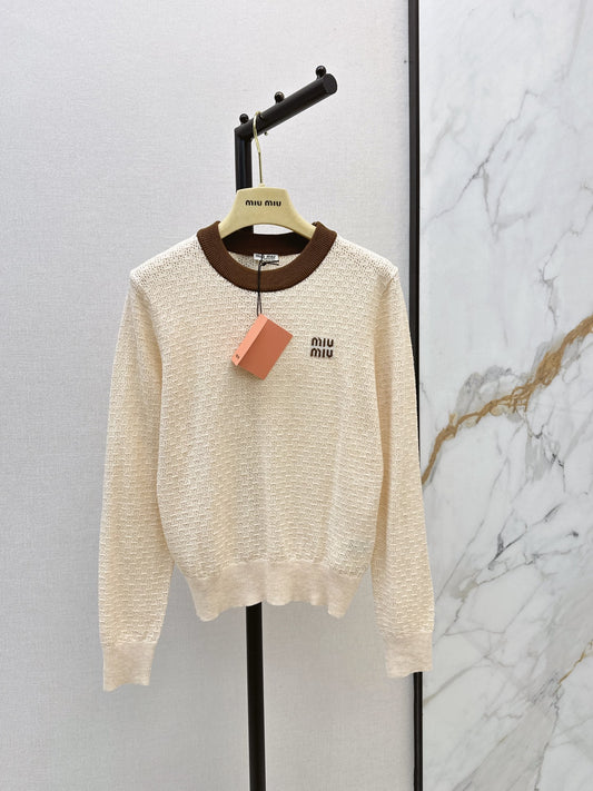 26FW New Trimmed Crew-Neck Sweater 🖤