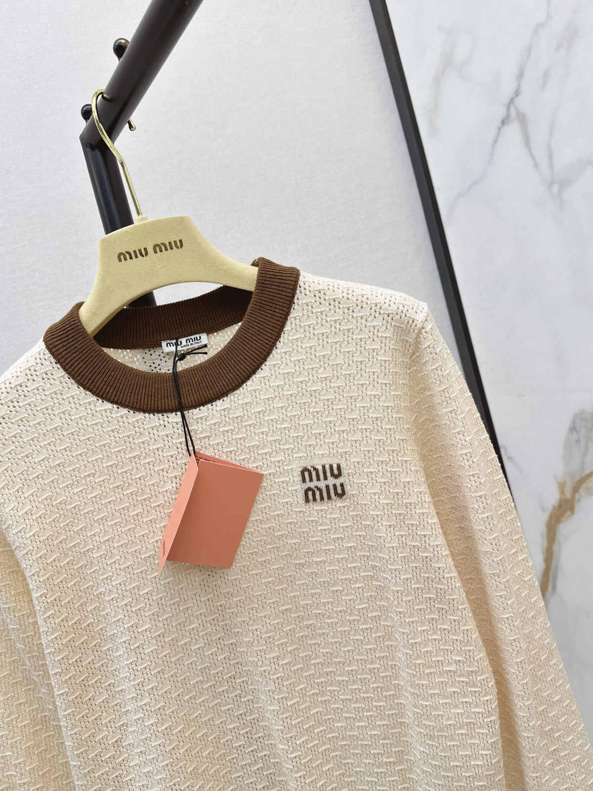 26FW New Trimmed Crew-Neck Sweater 🖤