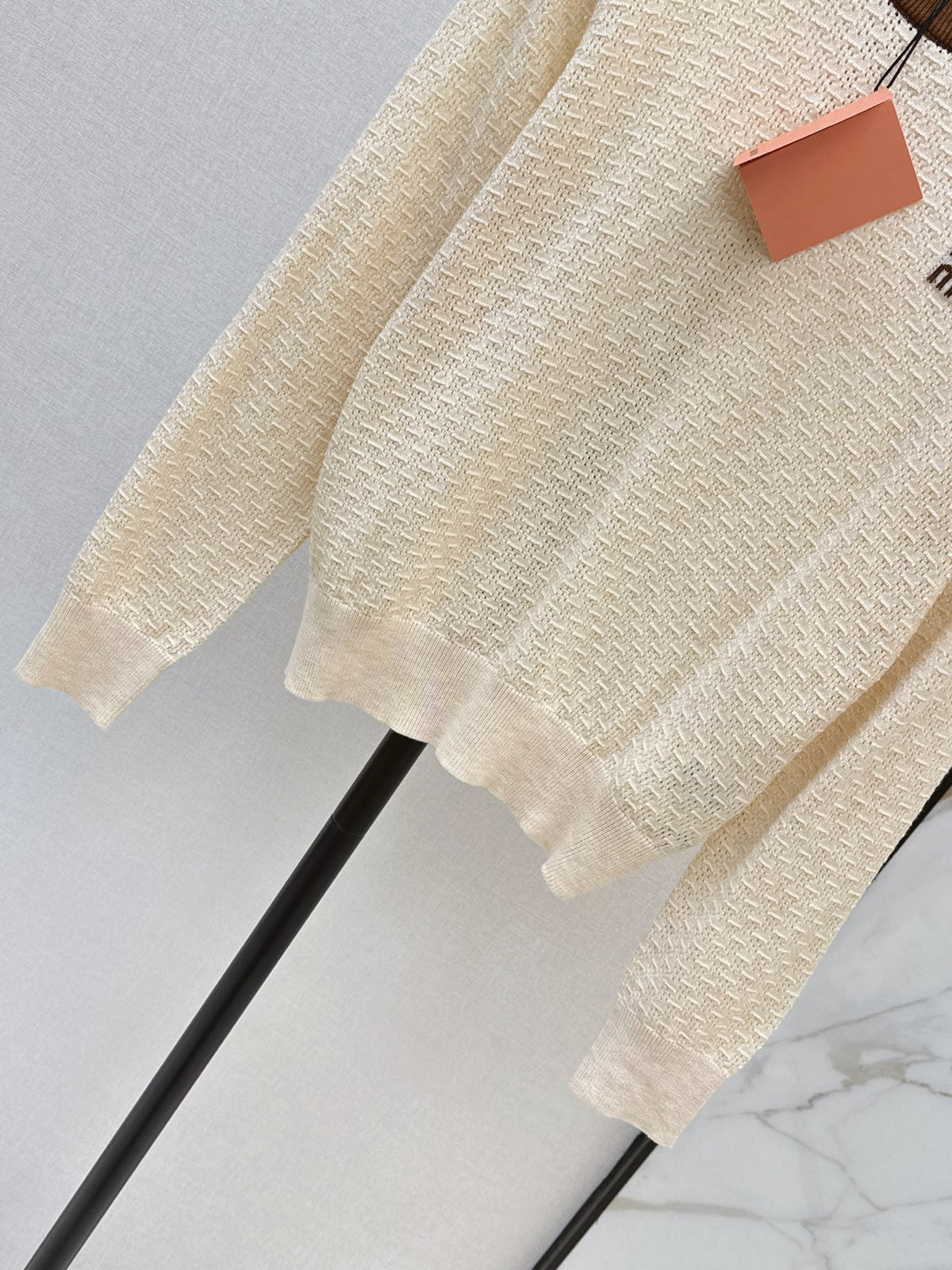 26FW New Trimmed Crew-Neck Sweater 🖤