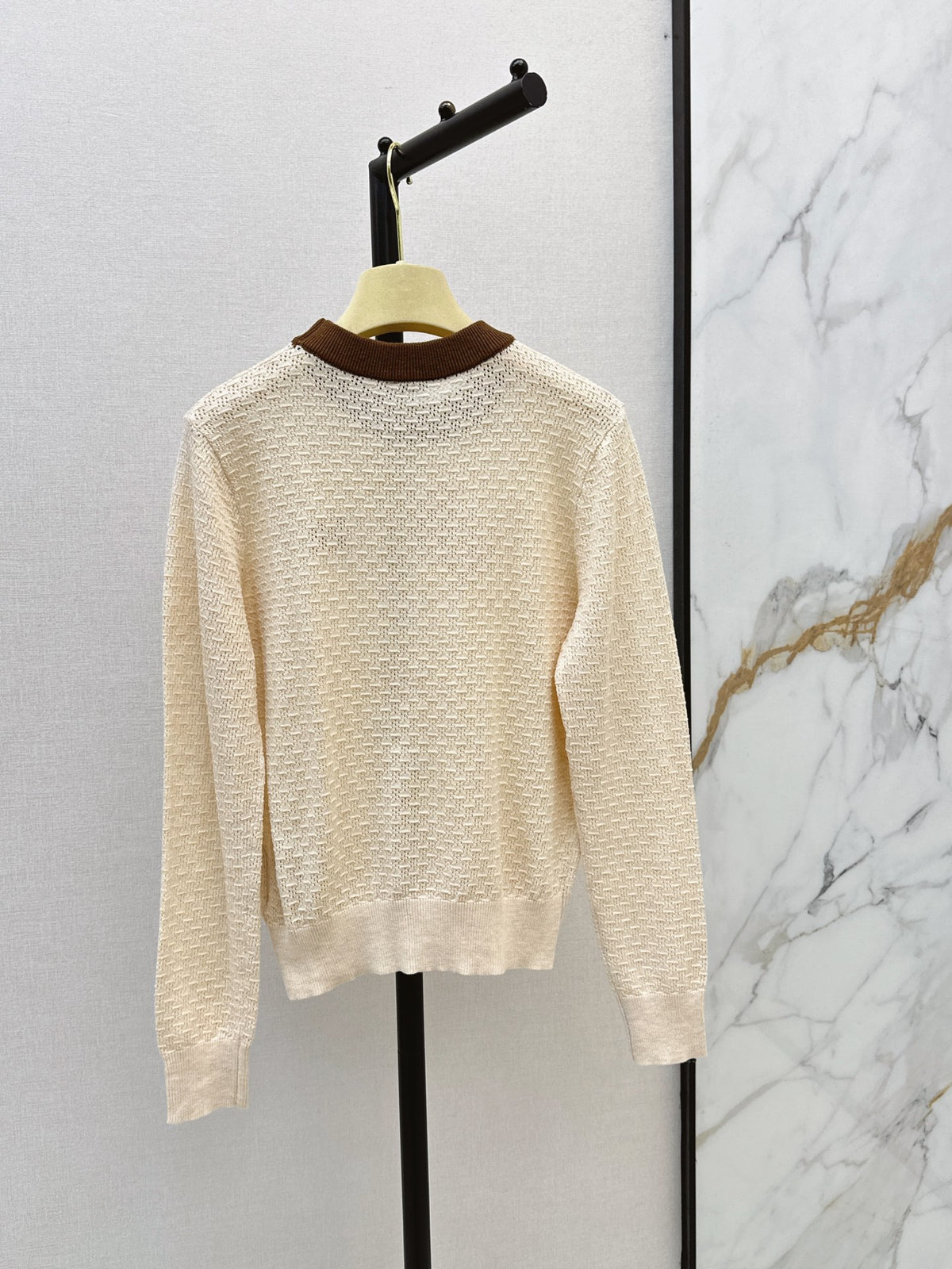 26FW New Trimmed Crew-Neck Sweater 🖤