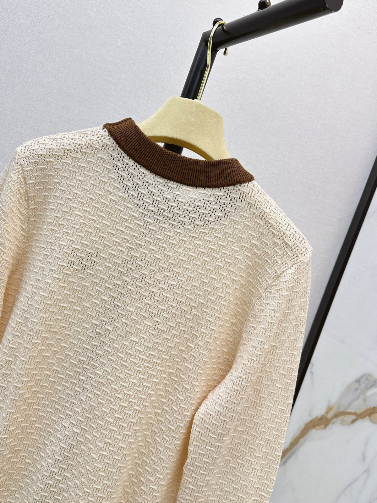 26FW New Trimmed Crew-Neck Sweater 🖤