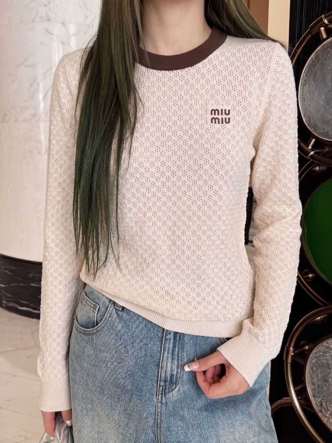 26FW New Trimmed Crew-Neck Sweater 🖤