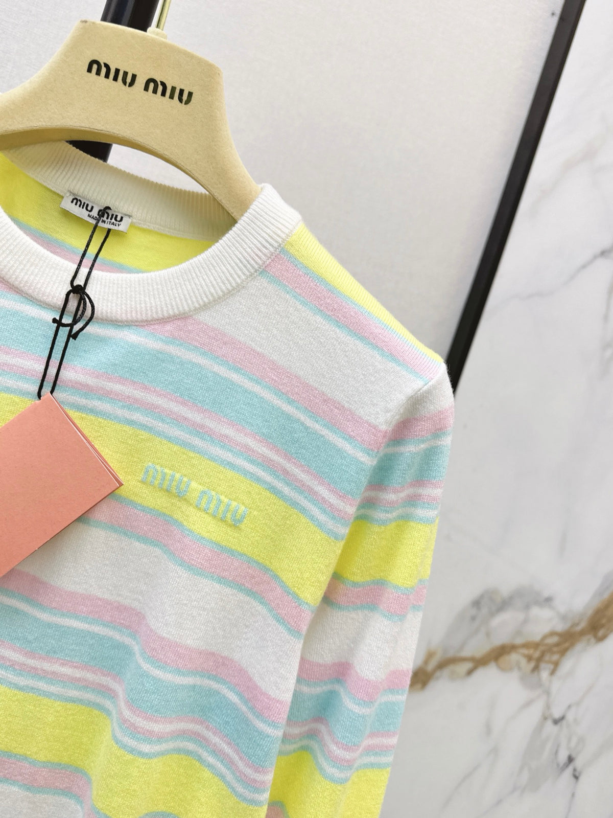 26FW New Colorful Striped Crew-Neck Sweater 🖤