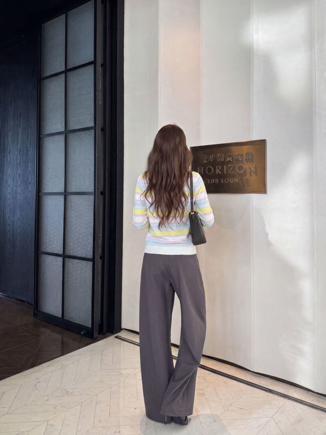26FW New Colorful Striped Crew-Neck Sweater 🖤
