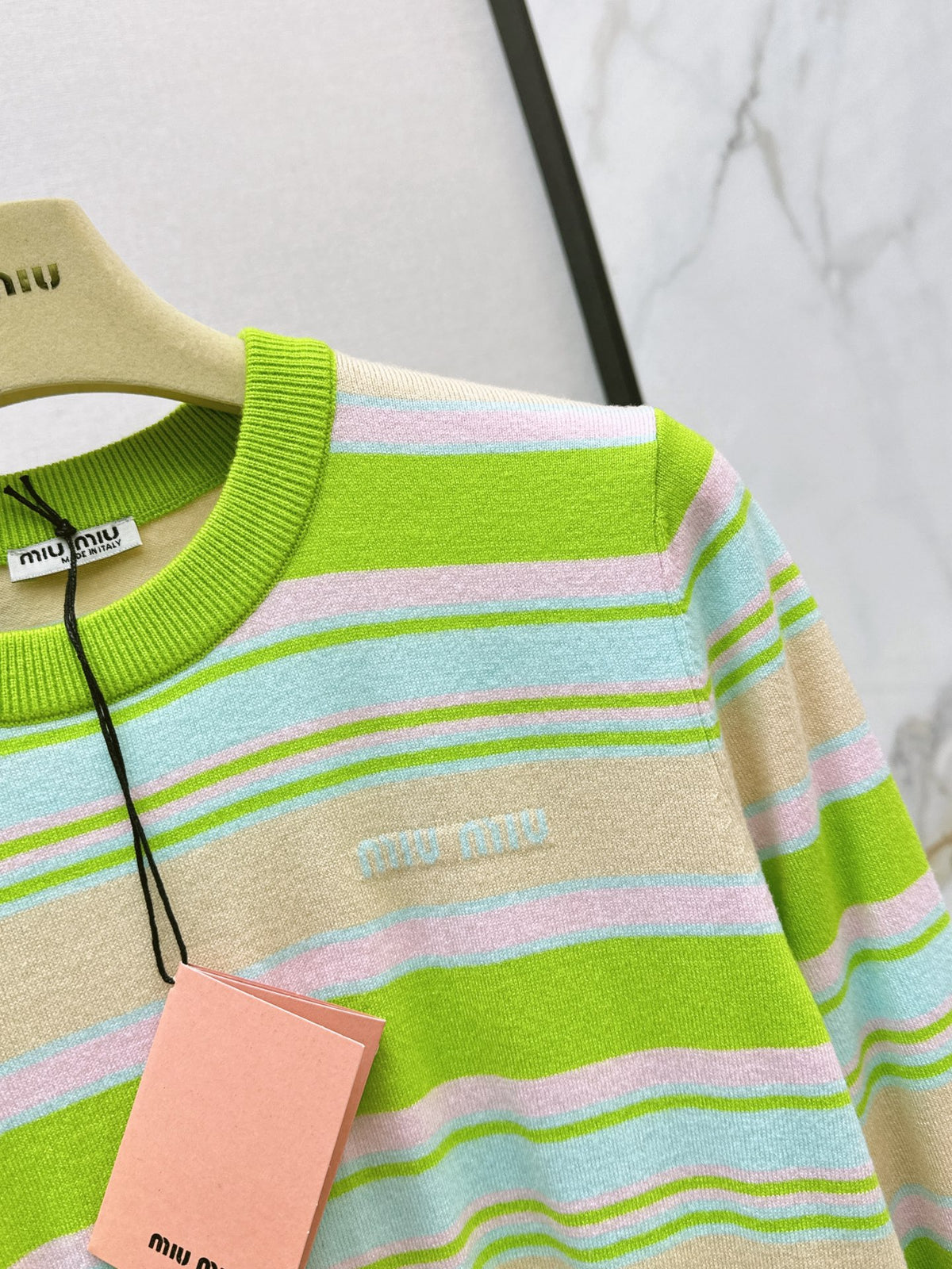 26FW New Colorful Striped Crew-Neck Sweater 🖤