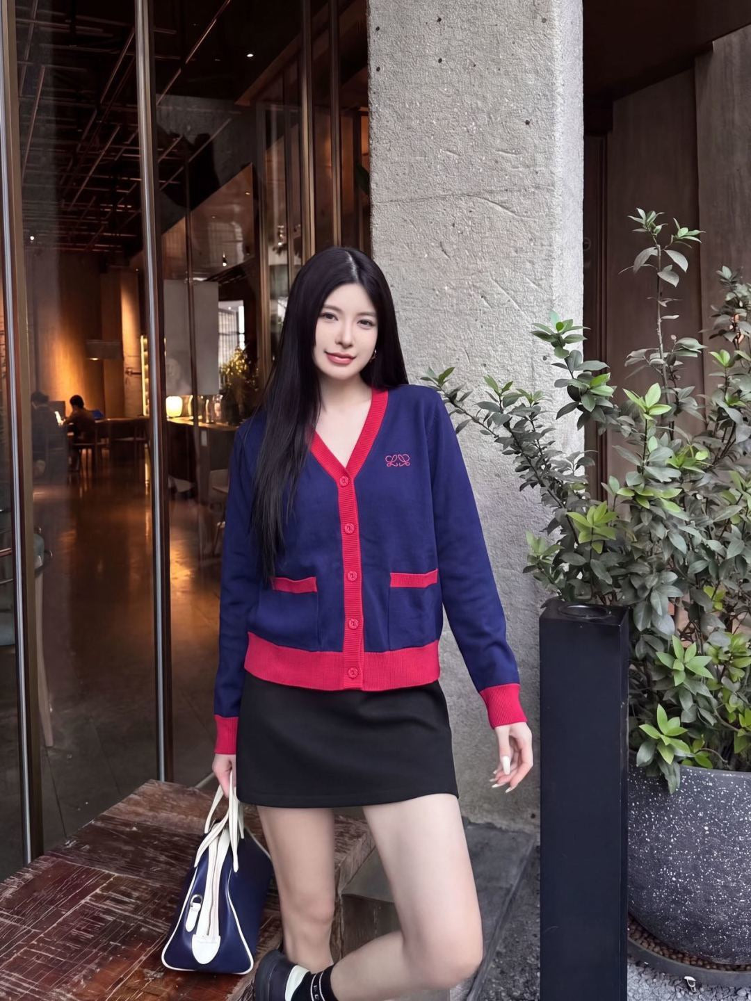 26FW New V-Neck Cardigan 💙❤️