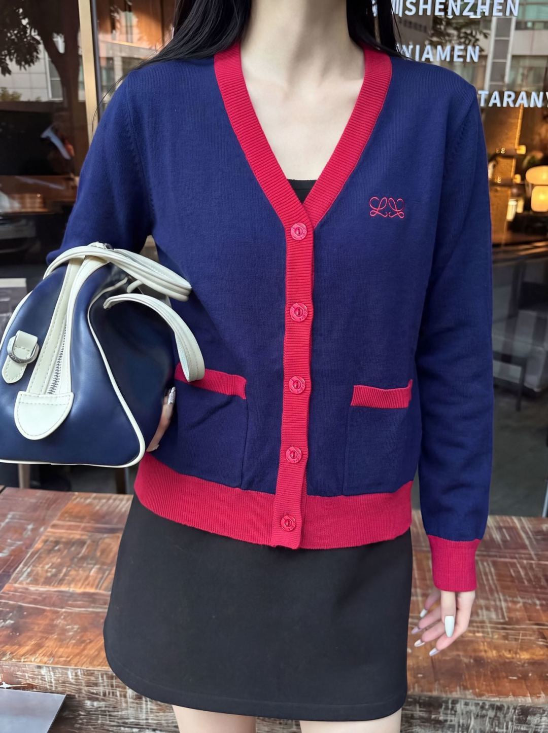 26FW New V-Neck Cardigan 💙❤️
