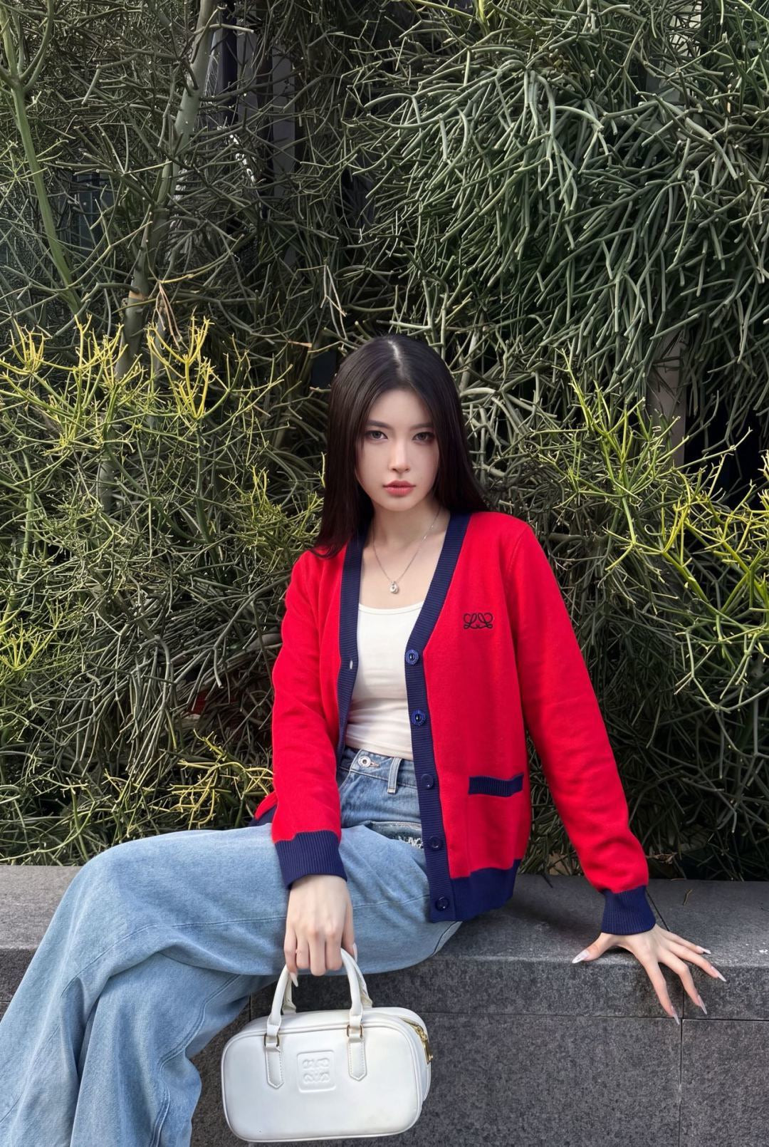 26FW New V-Neck Cardigan 💙❤️