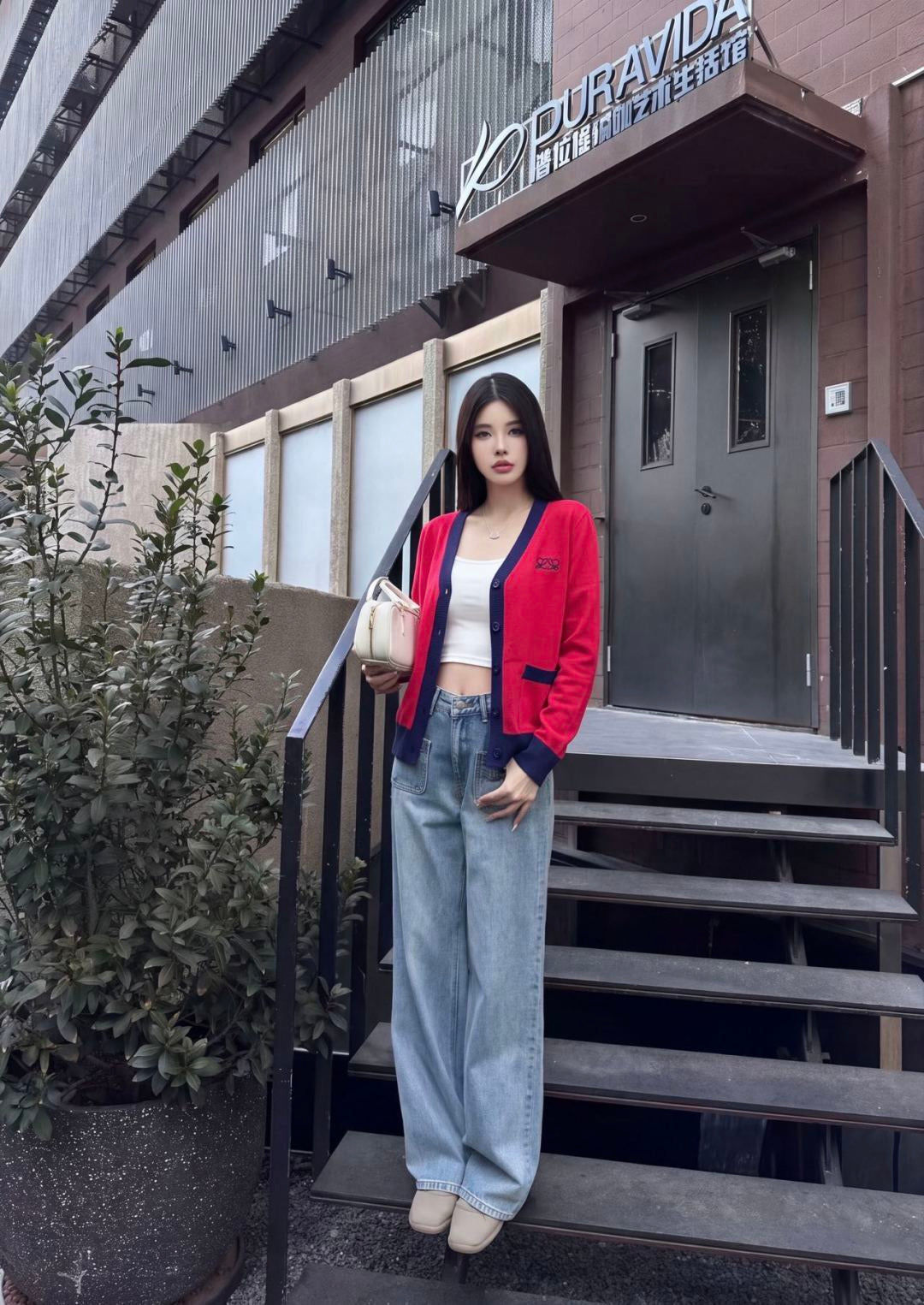 26FW New V-Neck Cardigan 💙❤️
