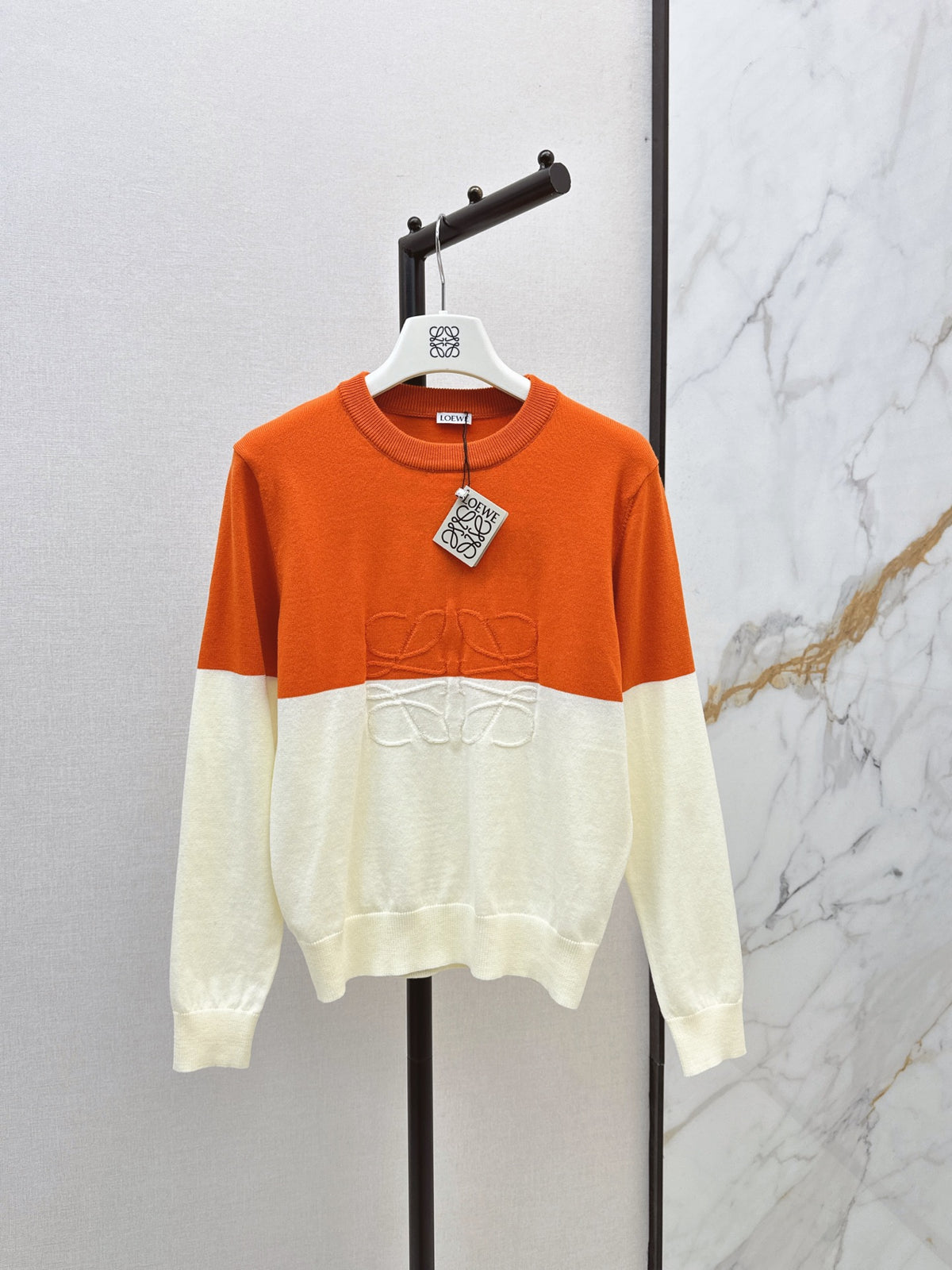 26FW New Classic Crew-Neck Sweater 🧡💙