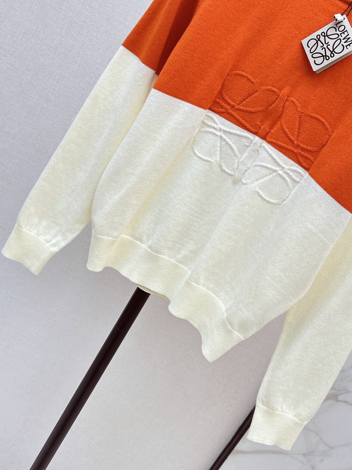 26FW New Classic Crew-Neck Sweater 🧡💙