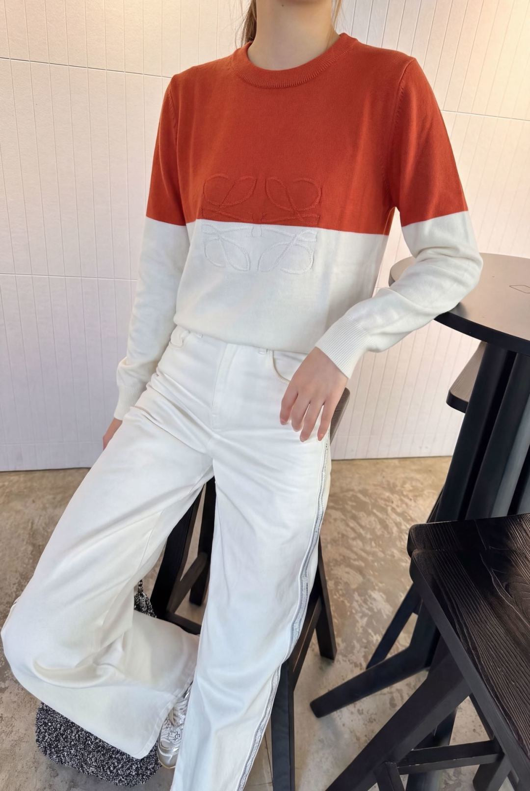 26FW New Classic Crew-Neck Sweater 🧡💙