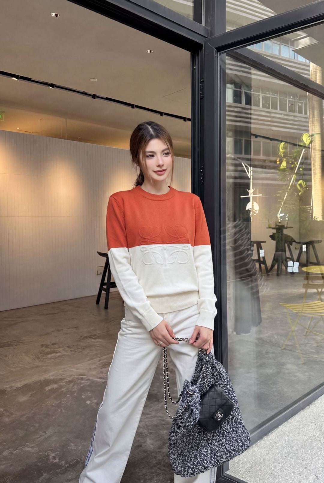 26FW New Classic Crew-Neck Sweater 🧡💙