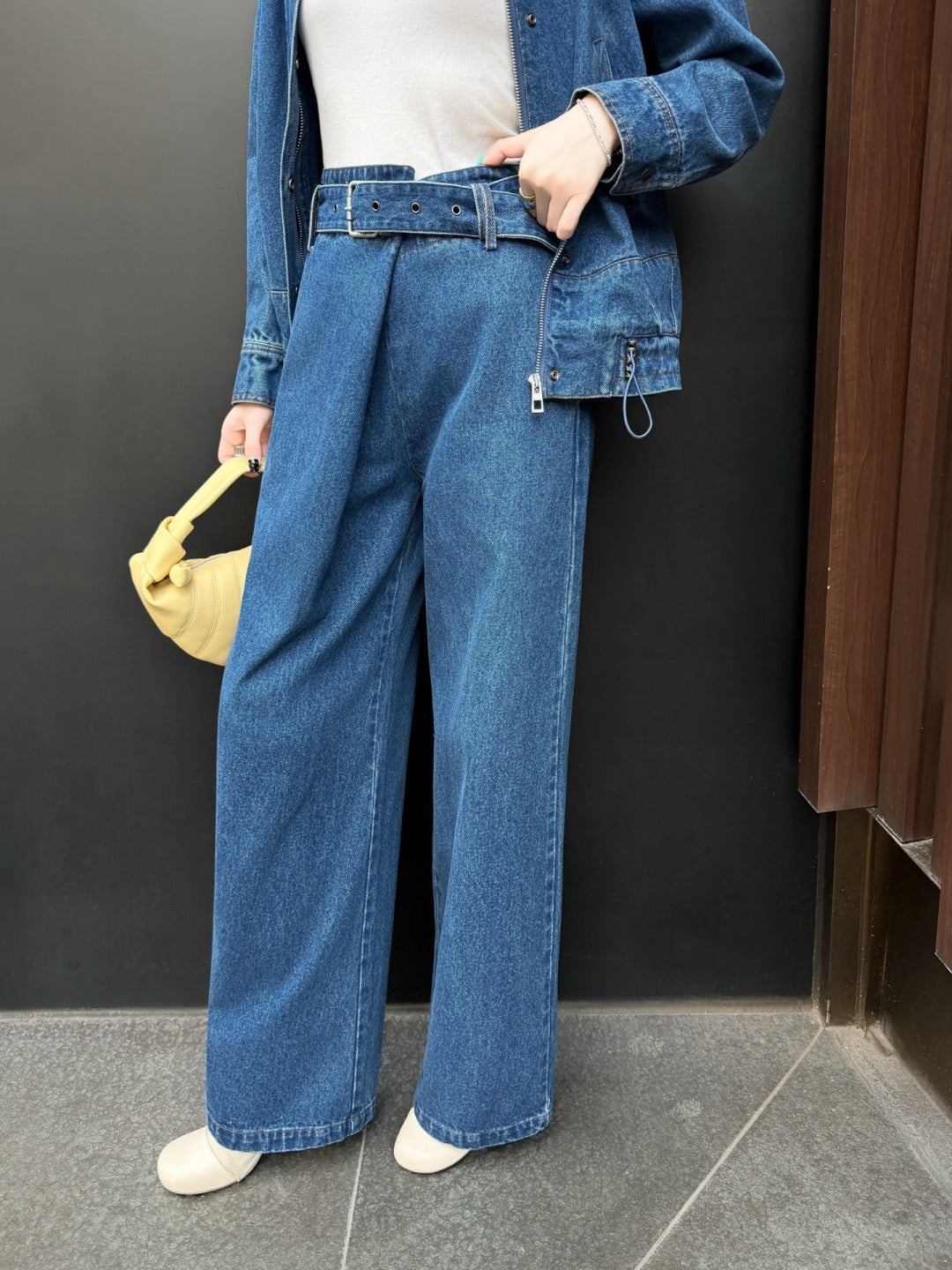 26FW New Oversized Lapel Denim Jacket 🩵
