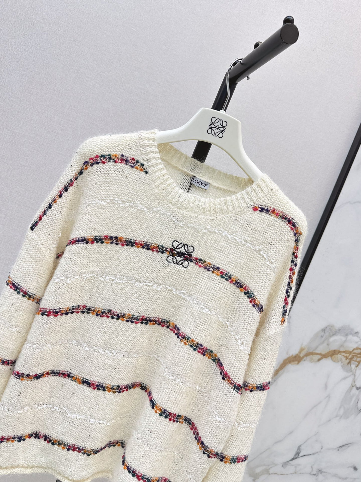 26FW New Loose-Fit Long-Sleeve Sweater 🤍🤎