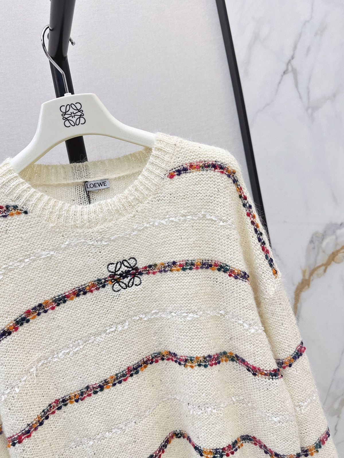 26FW New Loose-Fit Long-Sleeve Sweater 🤍🤎