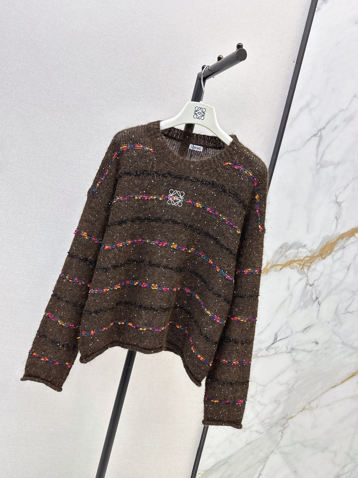 26FW New Loose-Fit Long-Sleeve Sweater 🤍🤎