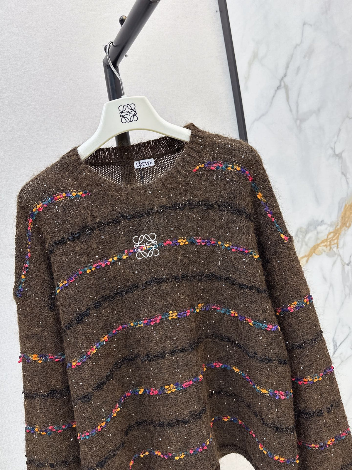 26FW New Loose-Fit Long-Sleeve Sweater 🤍🤎
