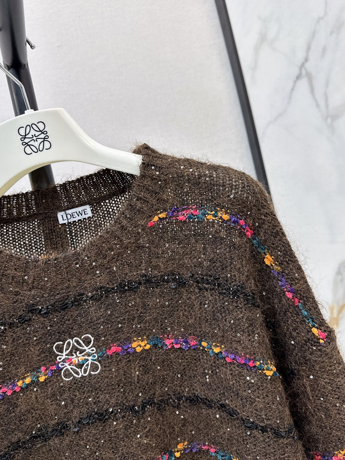 26FW New Loose-Fit Long-Sleeve Sweater 🤍🤎